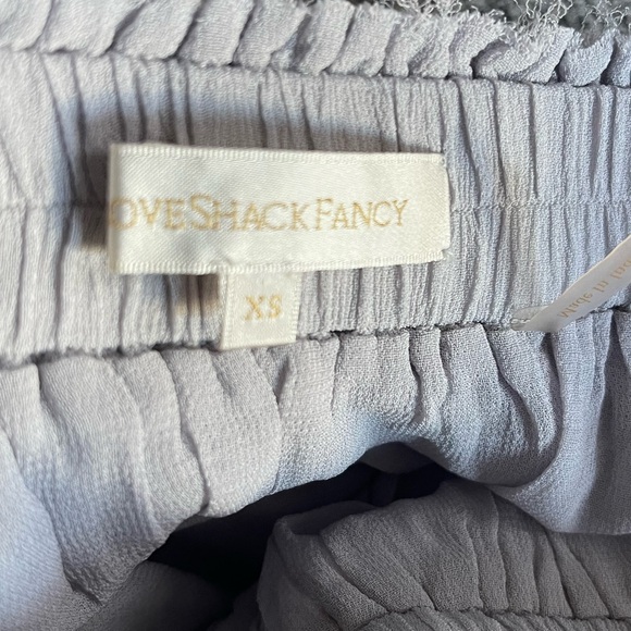 Love shack fancy skirt gray and white size XS stretch - Picture 4 of 5